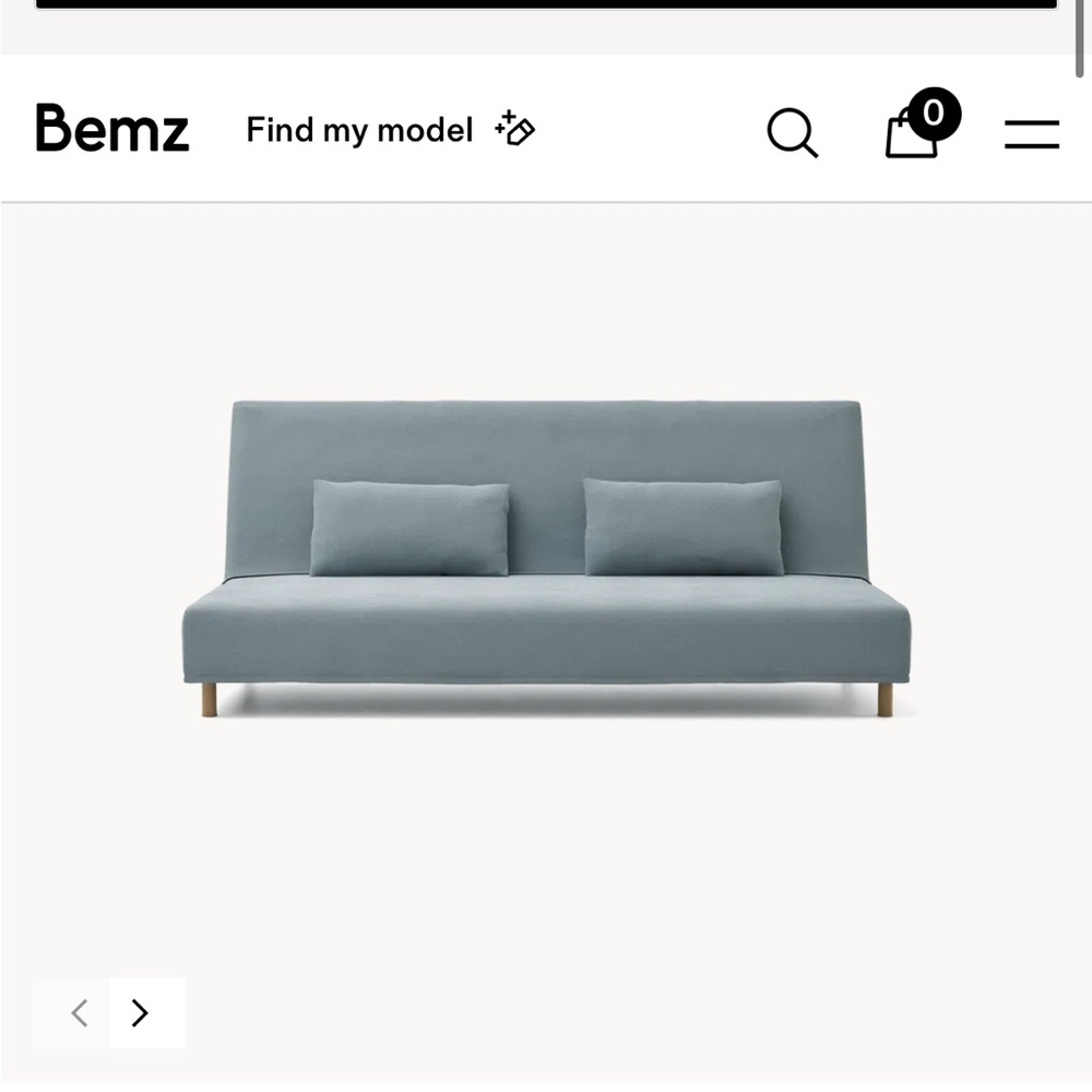 BEDDINGE sofa bed cover